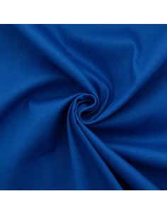 Tissu gabardine de coton stretch - Bleu