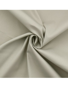Tissu gabardine de coton stretch - Sable