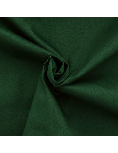 Tissu gabardine de coton stretch - Vert foncé