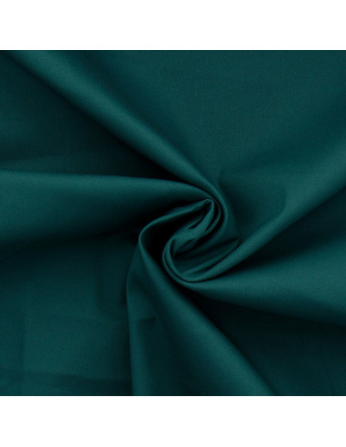 Tissu gabardine de coton stretch - Bleu pétrole