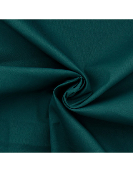 Tissu gabardine de coton stretch - Bleu pétrole