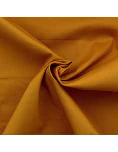 Tissu gabardine de coton stretch - Ocre