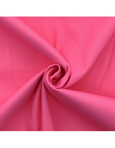 Tissu gabardine de coton stretch - Fuchsia