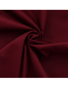 Tissu gabardine de coton stretch - Bordeaux