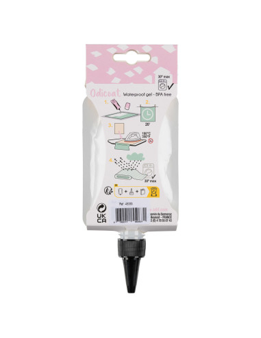 Poche gel effet tissu enduit Odicoat