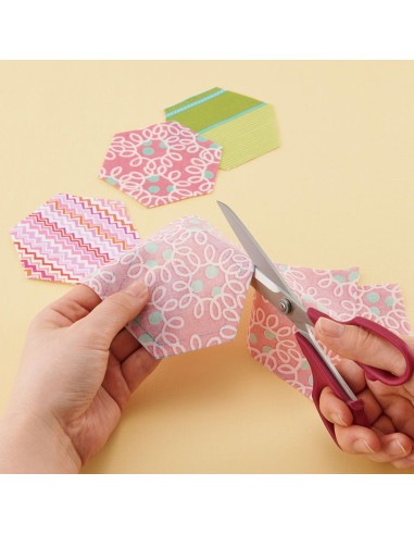 Gabarit patchwork triangles Clover