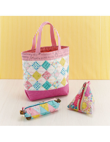 Gabarit patchwork triangles Clover