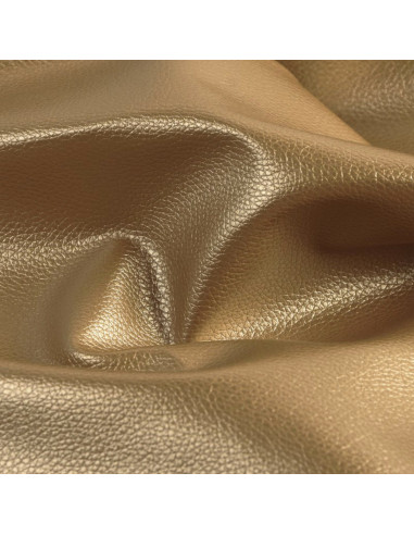 Coupon simili Karla Star 140 cm x 50 cm - Or foncé métallisé