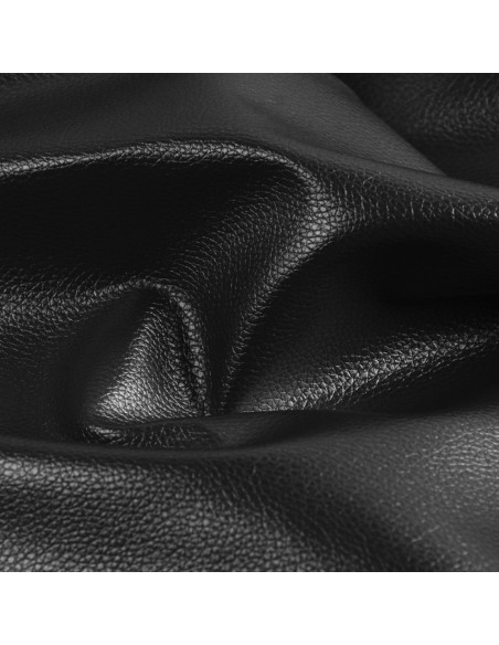 Coupon simili Karla Star 140 cm x 50 cm - Noir métallisé