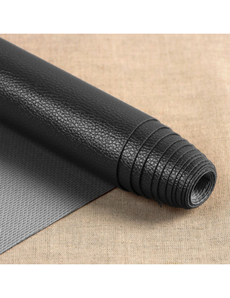 Coupon simili Karla Star 140 cm x 50 cm - Ardoise métallisé