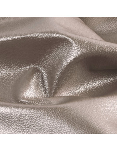 Coupon simili Karla Star 140 cm x 50 cm - Taupe métallisé
