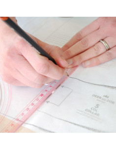 Rouleau de papier calque suédois pour patrons de couture - 0,70 cm x 20 mètres 2