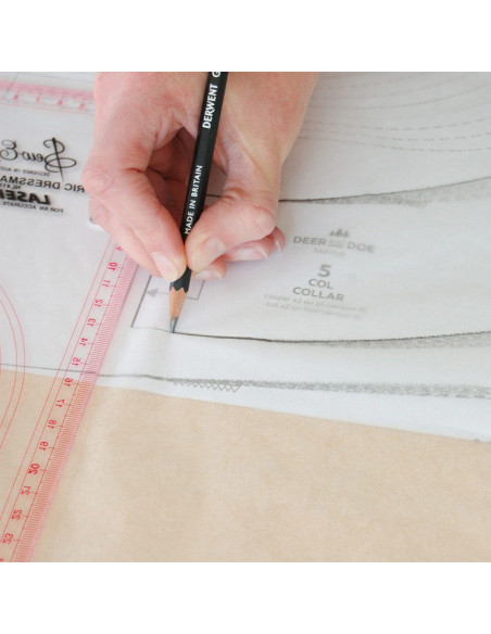 Rouleau de papier calque suédois pour patrons de couture - 0,70 cm x 20 mètres