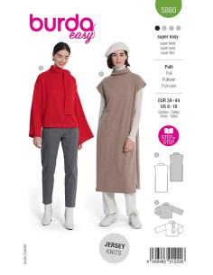 Patron de pull - Burda 5880