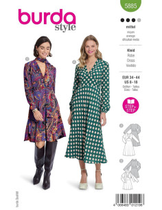Patron de robe - Burda 5885