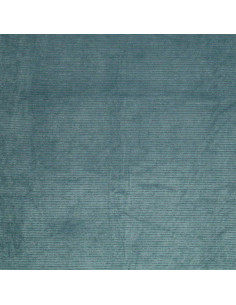 Tissu velours rayé lurex - Gris bleu 2