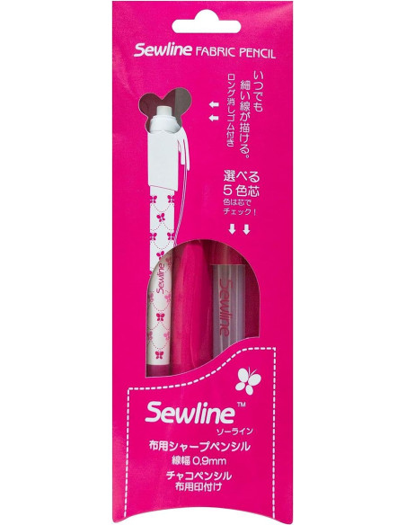 Crayon craie porte-mines extra-fin Sewline - Blanc