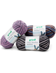 Laine à chaussettes Hot Socks Sensitive Gründl