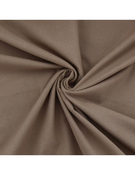 Tissu flanelle - Taupe
