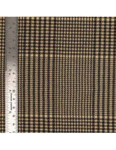 Tissu jersey Prince de Galles - Petits carreaux 2
