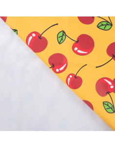 Tissu toile imperméable pour ciré - Cerises 2
