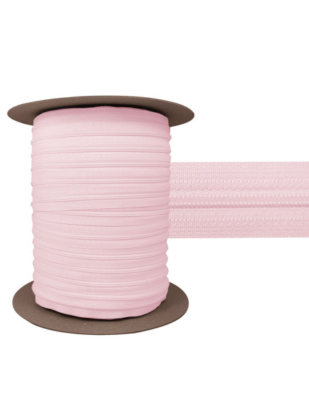 Fermeture nylon 3 mm YKK - Rose