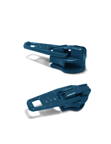 Curseur pour fermeture nylon 3 mm YKK - Bleuet