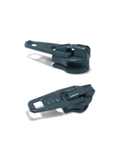 Curseur pour fermeture nylon 3 mm YKK - Gris foncé