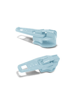 Curseur pour fermeture nylon 3 mm YKK - Bleu layette