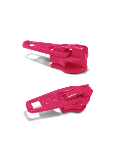 Curseur pour fermeture nylon 3 mm YKK - Fuchsia