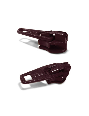 Curseur pour fermeture nylon 3 mm YKK - Bourgogne