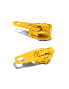 Curseur pour fermeture nylon 3 mm YKK - Jaune