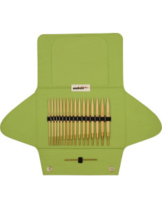 Addi Click Bamboo - Kit aiguilles à tricoter circulaires