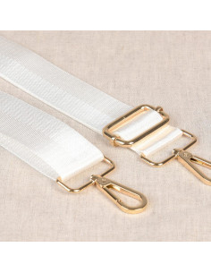 Sangle de sac avec mousquetons - Blanc
