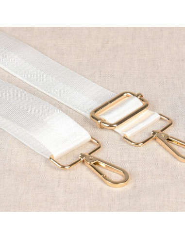 Sangle de sac avec mousquetons - Blanc