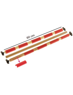 Tiges avec clips pour métier à broder 60 cm