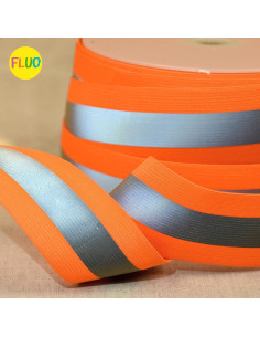 Elastique réfléchissant - Orange fluo