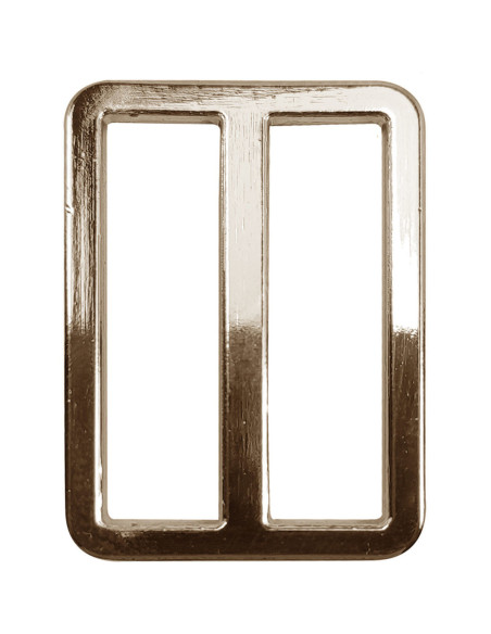 Boucle passant métal premium - Or clair 32 mm