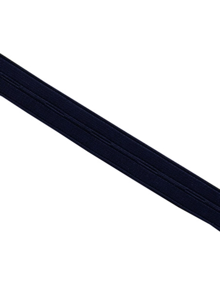 Elastique à boutonnière nylon - Bleu marine