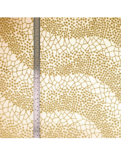Tissu dentelle Mila - Beige 2
