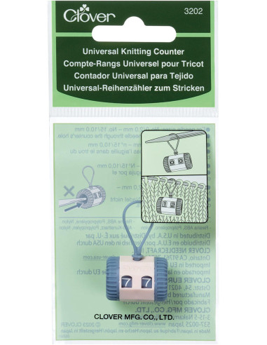 Compte rangs universel pour tricot Clover
