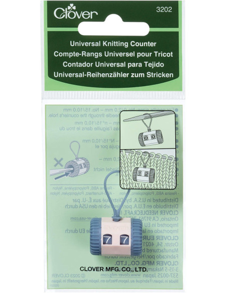 Compte rangs universel pour tricot Clover