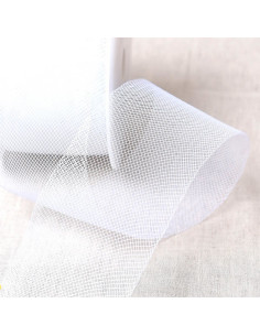 Tresse crinoline crin de cheval - Blanc