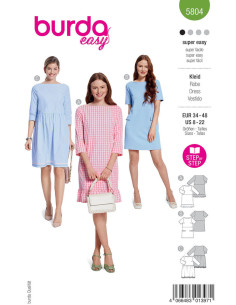 Patron de robe - Burda 5804