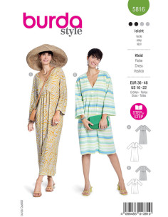 Patron de robe - Burda 5816