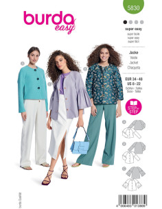 Patron de veste - Burda 5830