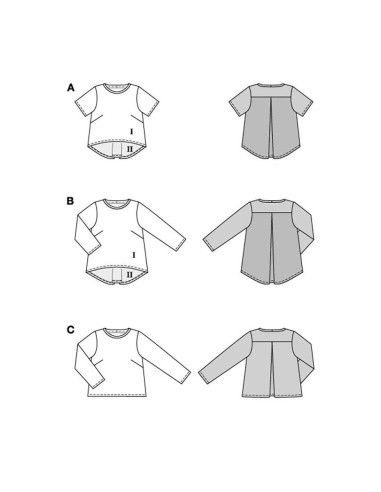 Patron de T-shirt - Burda 5831