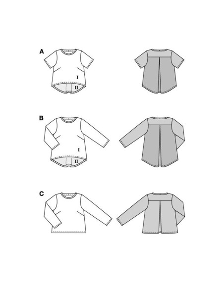 Patron de T-shirt - Burda 5831