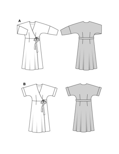 Patron de robe - Burda 5844