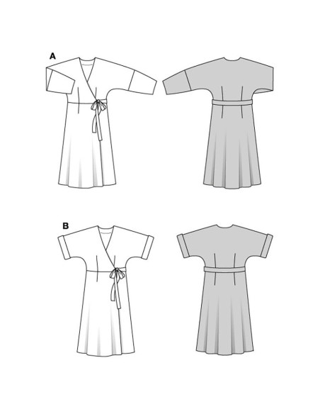 Patron de robe - Burda 5844